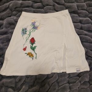 Omighty Embroidered Flower Skirt